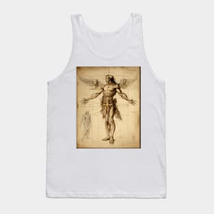 Gothic Anatomy Man Tank Top